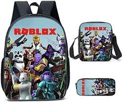Roblox Ryggsäck med Lunchlåda och Pennfodral för Barn