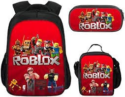 Roblox Ryggsäck med Lunchlåda – Skolväska för Studenter